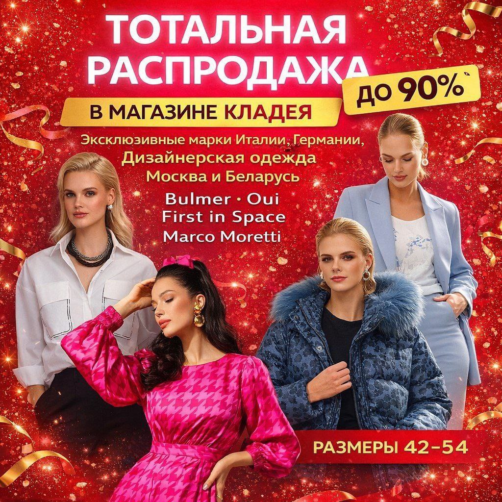 Тотальная Распродажа в магазине КЛАДЕЯ до 90%!