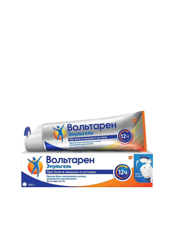 Вольтарен эмульгель туба 2% 150г