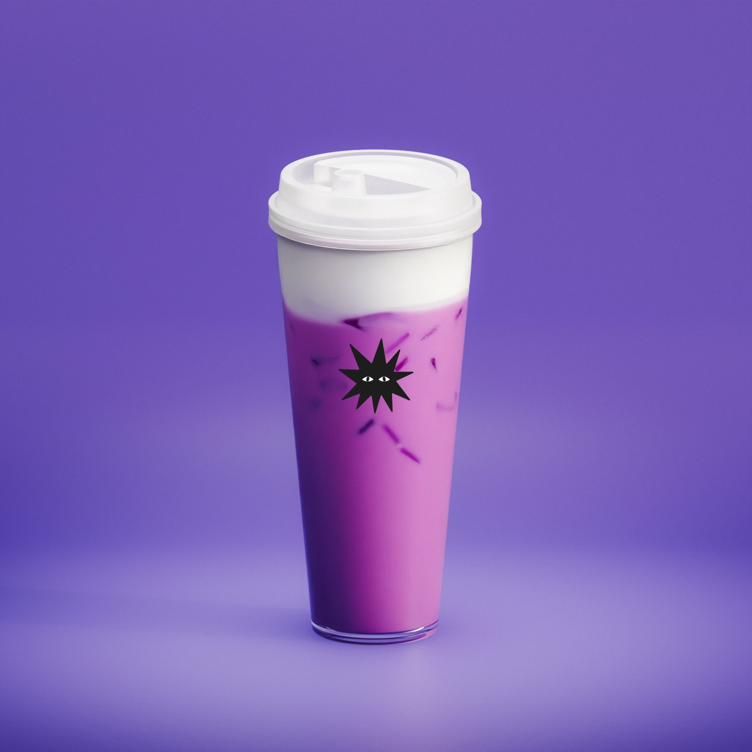 BLUEBERRY (жасминовый чай, черника, молоко, сироп) 500 мл